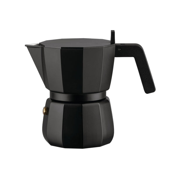 Moka DC06/03 Espressokeitin, musta - kahvi- ja teekannut Spazio