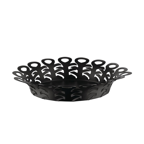 Alessi Vimini BM21/25 musta kulho - kattaus ja tarjoilu Spazio