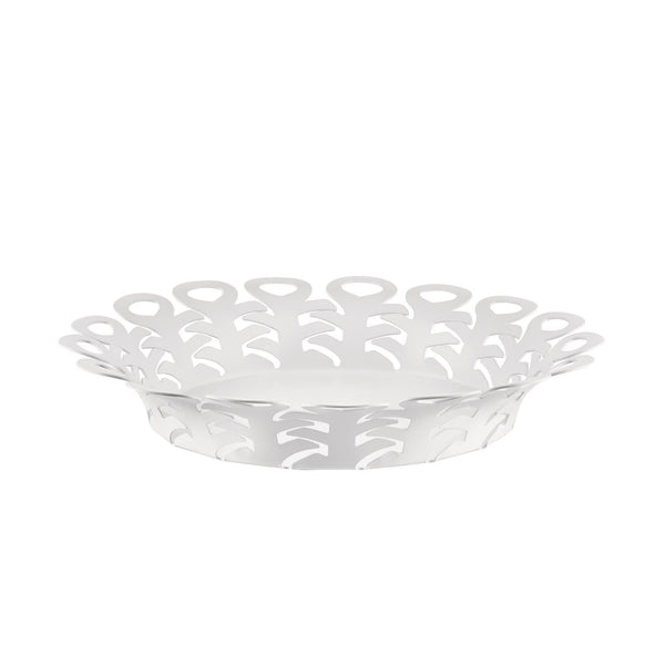 Alessi Vimini BM21/25 valkoinen kulho - kattaus ja tarjoilu Spazio