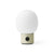 Audo Copenhagen JWDA ladattava pöytävalaisin, alabaster white - valaisimet Spazio