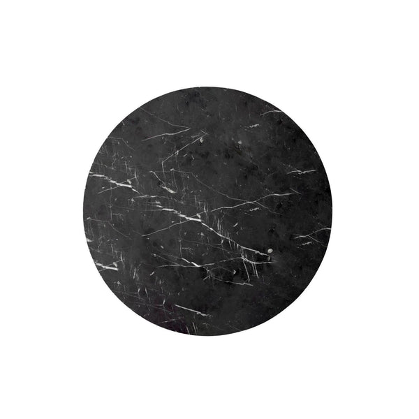 Audo Copenhagen Androgyne pöytälevy Ø42 nero marquina - pöydät Spazio