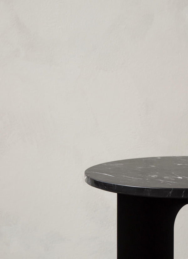 Audo Copenhagen Androgyne pöytälevy Ø65 nero marquina - pöydät Spazio