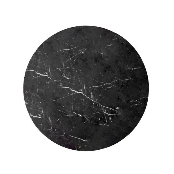 Audo Copenhagen Androgyne pöytälevy Ø65 nero marquina - pöydät Spazio