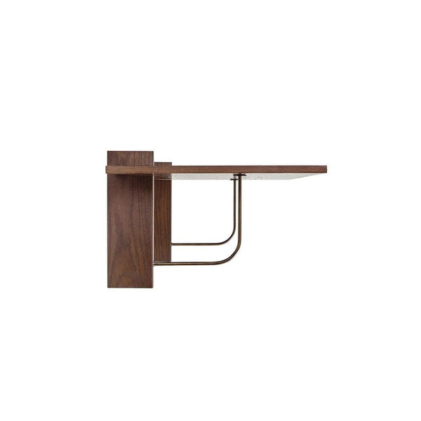Audo Copenhagen, Corbel, työpöytä, 30x100x45 cm, tammiviilu, massiiivitammi, teräs - Pöydät Spazio