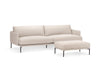 Baron sohva, 210 cm, Bohemian010 kangasverhoilu, beige - Spazio