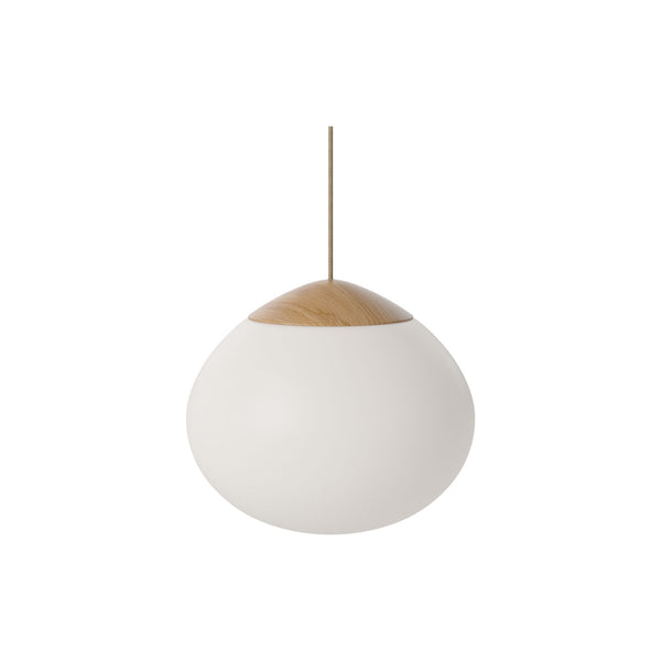 Bolia Acorn riippuvalaisin mattaopaalilasi varjostin tammi D32 cm - valaisimet Spazio