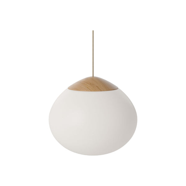 Bolia Acorn riippuvalaisin mattaopaalilasi varjostin tammi D41 cm - valaisimet Spazio