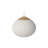 Bolia Acorn riippuvalaisin valkoinen kangasvarjostin tammi D41 cm - valaisimet Spazio