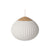 Bolia Acorn riippuvalaisin valkoinen kangasvarjostin tammi D50 cm - valaisimet Spazio