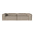 Bolia Cosima sohva 2 Modules depth 120 cm with big corner306 cm, verhoilu Bergamo Dark beige - Sohvat Spazio