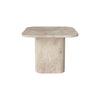 Bolia Eida Terassipöytä Beige Marmori 55x55cm H55 cm - Sohvapöydät Spazio