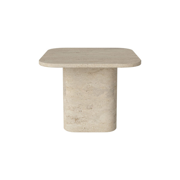 Bolia Eida Sivupöytö Sand travertiini 55x55cm H55 cm - Sohvapöydät Spazio
