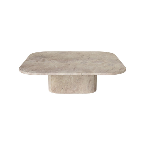 Bolia Eida Terassipöytä Beige Marmori 100x100 cm H28 cm - Sohvapöydät Spazio