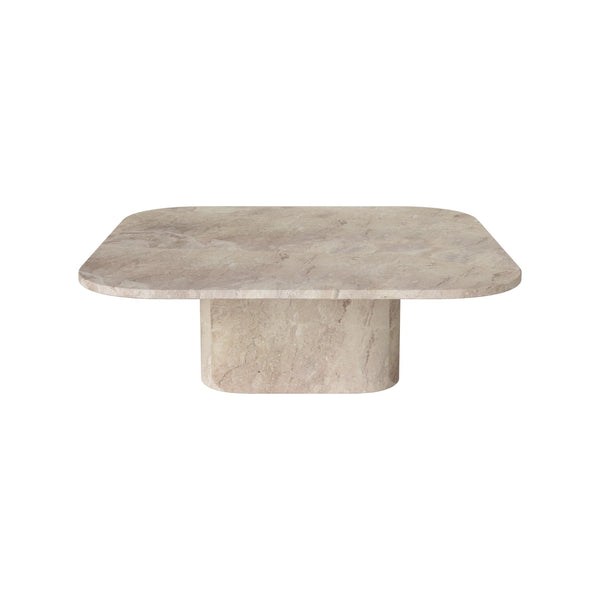Bolia Eida Terassipöytä Beige Marmori 100x100 cm, H32 cm - Sohvapöydät Spazio