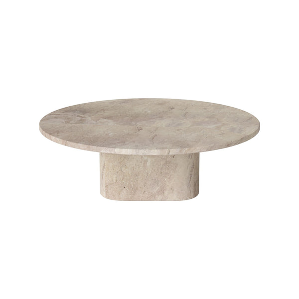 Bolia Eida Terassipöytä Beige Marmori D90 cm H28 cm - Sohvapöydät Spazio