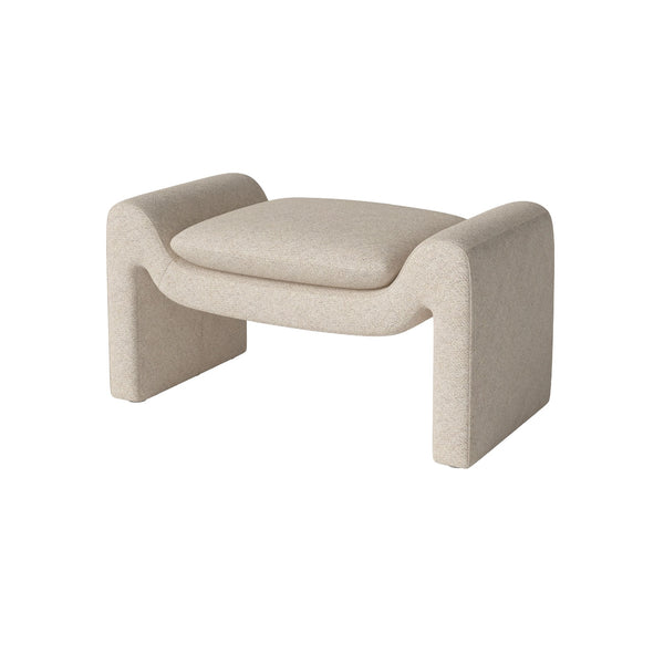 Bolia Mielo rahi loungetuoli Nates beige kangas - Nojatuolit ja rahit Spazio
