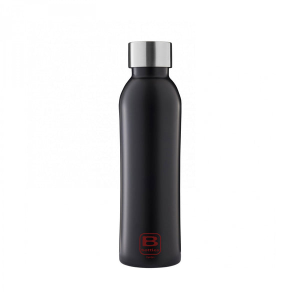 Casa Bugatti, B Bottles Twin, termospullo, mattamusta, ruostumaton teräs - Kahvi- ja teekannut Spazio