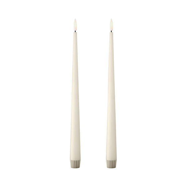 Ester&Erik LED kruunukynttilä, 30 cm, 2kpl/pkt, ivory - kynttilänjalat ja kynttilät Spazio