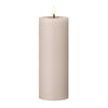 Ester & Erik, LED pilarikynttilä, 20cm, soil green - kynttilänjalat ja kynttilät Spazio