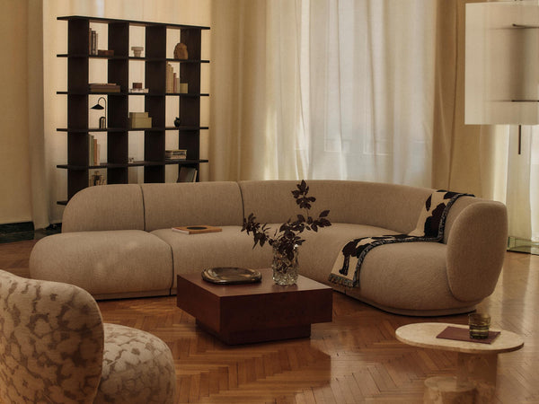 Ferm Living Burl Storage sohvapöytä tummaksi petsattu pahkapuu - pöydät Spazio