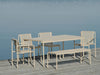 Ferm Living Dapple ruokapöytä 160x90cm beige - pöydät Spazio