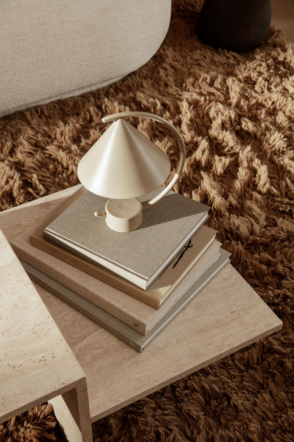 Ferm Living Distinct sohvapöytä travertiini travertiini - pöydät Spazio