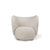Ferm Living Rico pyörivä nojatuoli soft boucle luonnonvalkoinen/hiekka - nojatuolit ja rahit Spazio