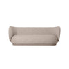 Ferm Living Rico sohva 3-istuttava bouclé hiekka - sohvat Spazio