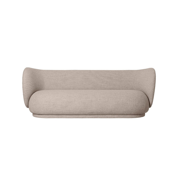 Ferm Living Rico sohva 3-istuttava bouclé hiekka - sohvat Spazio