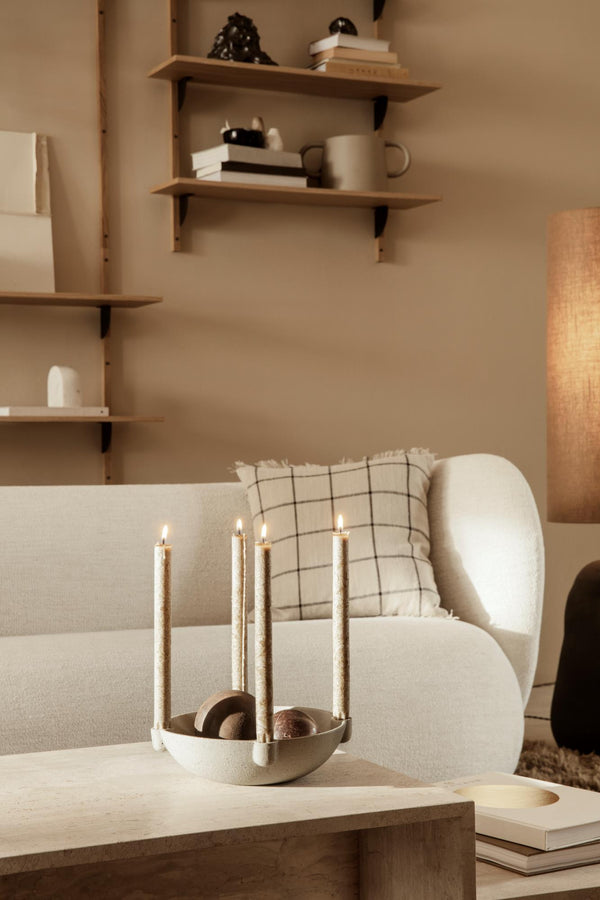 Ferm Living Rico sohva 3-istuttava bouclé luonnonvalkoinen - sohvat Spazio