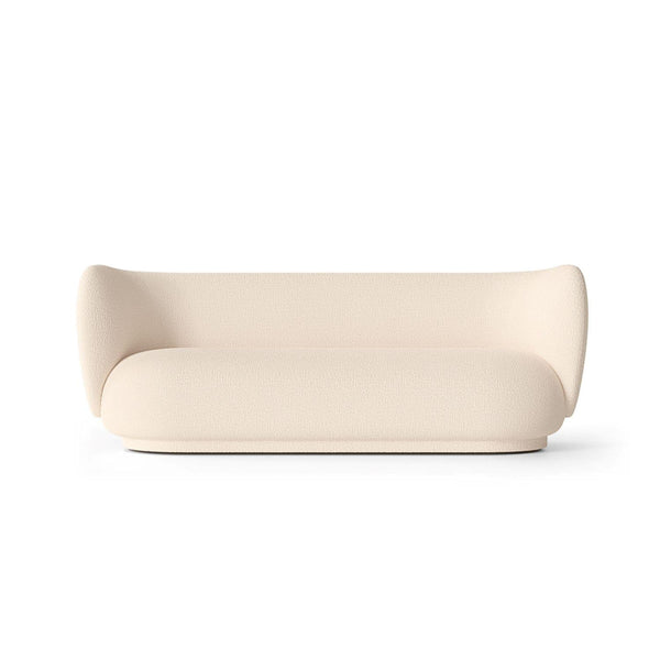 Ferm Living Rico sohva 3-istuttava bouclé luonnonvalkoinen - sohvat Spazio