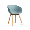 HAY, AAC22 tuoli, water based lakattu tammi/dusty blue - Tuolit Spazio