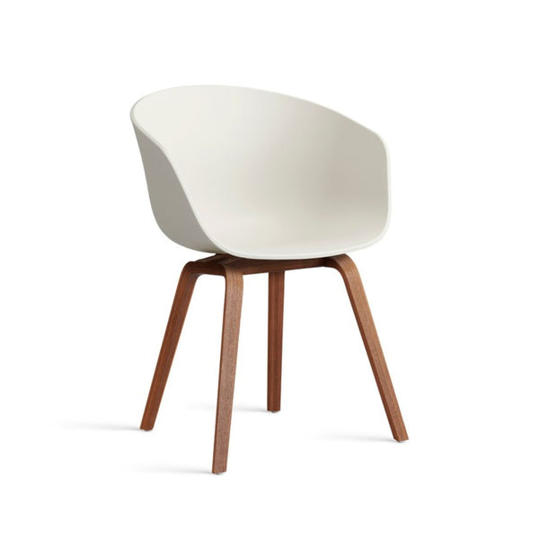 HAY, About a chair AAC22 tuoli, lakattu pähkinä/melange cream - tuolit Spazio