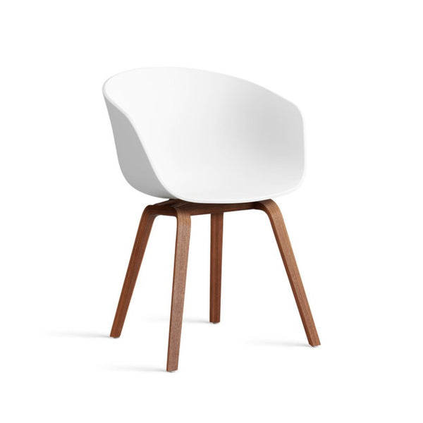 HAY, About a chair AAC22 tuoli, lakattu pähkinä/valkoinen - tuolit Spazio