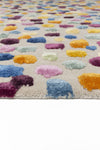 Dotted matto, useita kokoja, multicolor