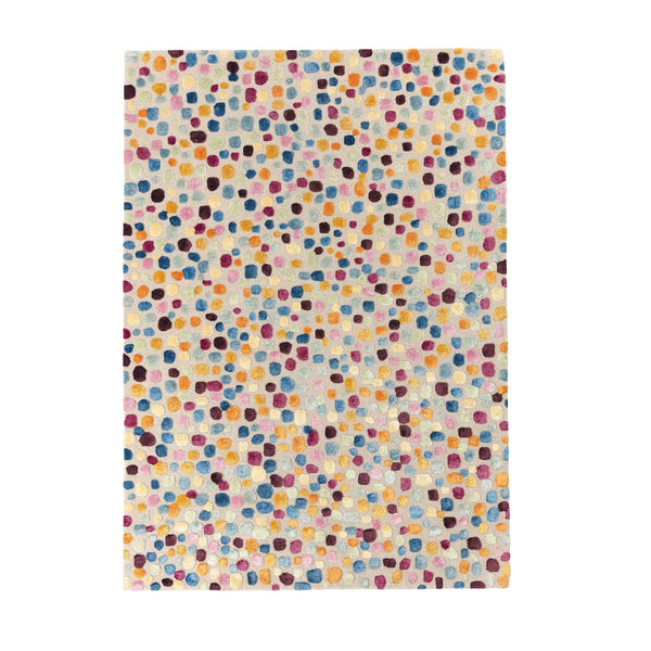 Dotted matto, useita kokoja, multicolor
