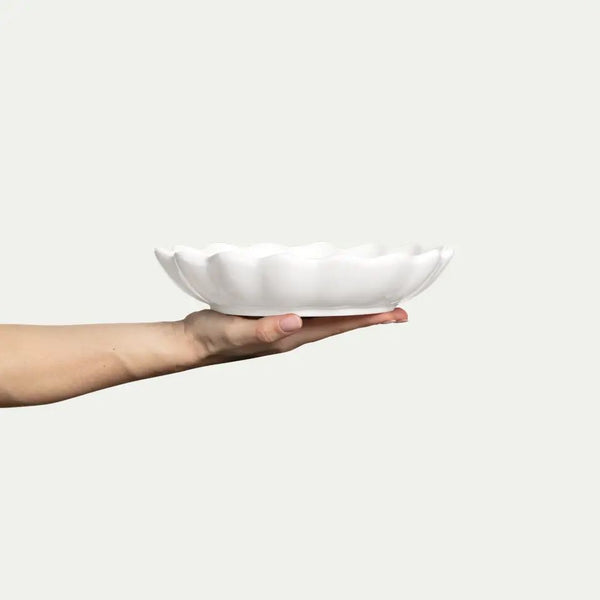 Mateus Oyster Kulho 24 cm valkoinen - astiat ja kattaus Spazio