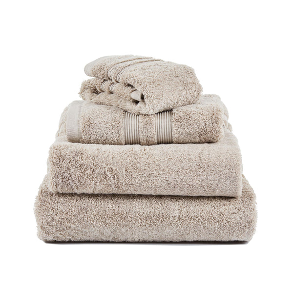 Mille Notti Fontana Organic pyyhe light brown - kylpyhuonetekstiilit Spazio