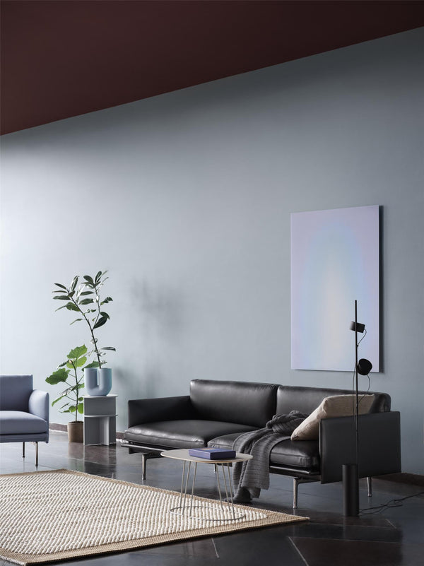Muuto Outline sohva musta refine nahka - sohvat Spazio