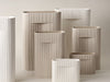 Muuto Ridge maljakko 48,5 cm beige - Vaasit Sisustus Spazio