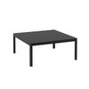 Muuto Workshop sohvapöytä tammi musta linoleumkansi 86x86 cm - Sohvapöydät Spazio