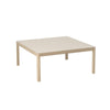 Muuto Workshop sohvapöytä tammi linoleumkansi 86x86 cm - Sohvapöydät Spazio