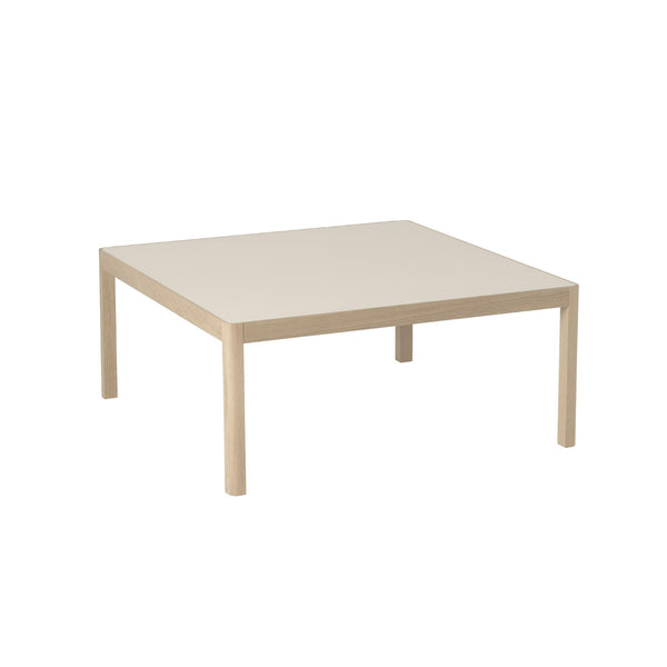 Muuto Workshop sohvapöytä tammi linoleumkansi 86x86 cm - Sohvapöydät Spazio