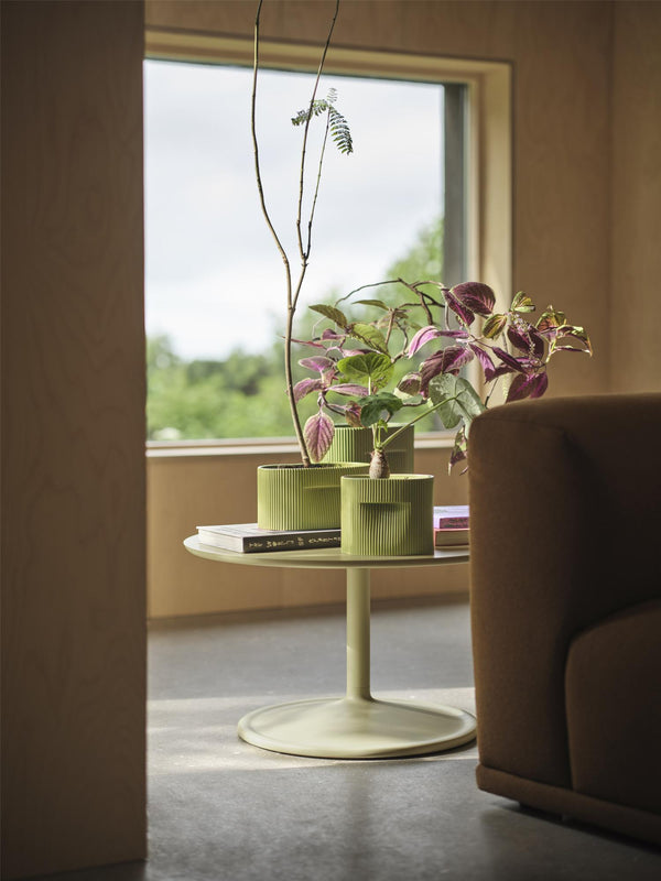 Ridge ruukku, H24 cm, Beige