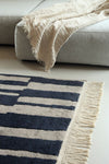 Roots Living, Pilari, bambuvilla matto, hiili, ruskea-Matot Spazio