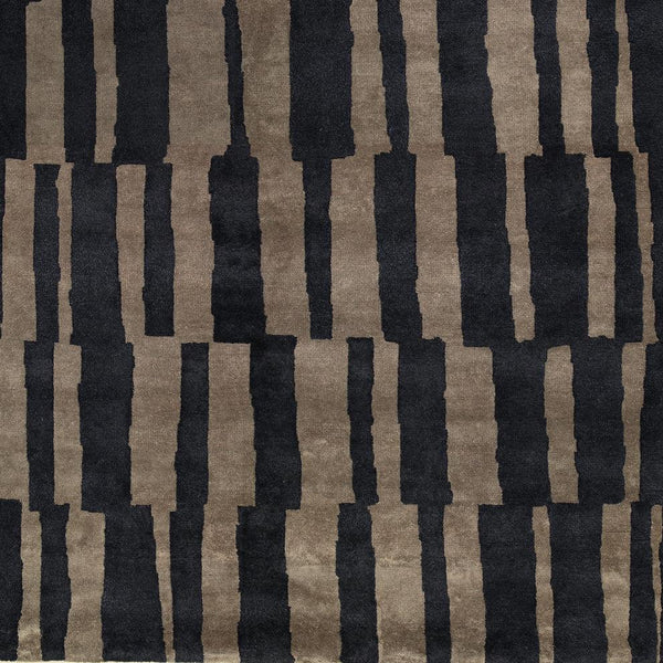 Roots Living, Pilari, bambuvilla matto, hiili, ruskea-Matot Spazio