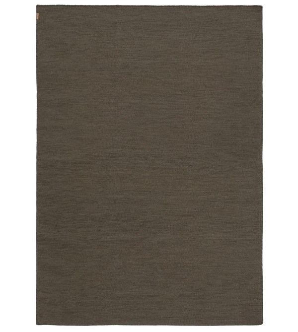 Roots Living, Plain Wool Melange, villamatto, chocolate-Matot Spazio