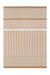 San Francisco matto, natural-white, 140x200cm, pohjattu, reunaommeltu,päätykäänteet - Spazio
