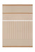 San Francisco matto, natural-white, 140x200cm, reunaommeltu, päätykäänteet - Spazio