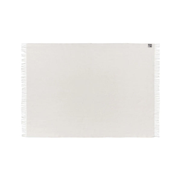 Silkeborg Uldspinderi Samso torkkupeite 85x130cm valkoinen - matot ja tekstiilit Spazio